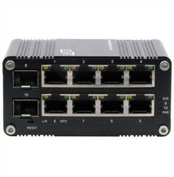 Exsys EX-62035M-SFP 10 prievadų pramoninis, internetu valdomas gigabito mini komutatorius
