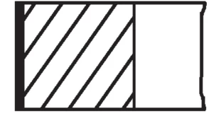 MAHLE 033 16 N2 Piston ring set kaina