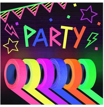 Fiesta UV Neon tape i 6 farver