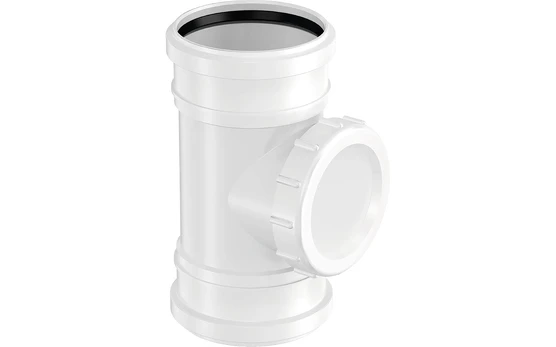Uponor Decibel renserør 110 mm med 1 muffe