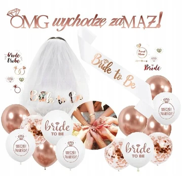 Dekoracijos "omg" mergvakariui