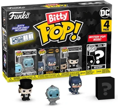 Funko Blister 4 figures Bitty POP DC Comics Batman 85th Anniversary Mr. Freeze