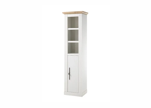 Vonios spintelė Imv Westminster, 203 cm, balta/ąžuolinė