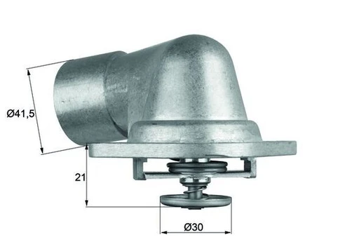 Termostatas, aušinimo skystis MAHLE TI4692D