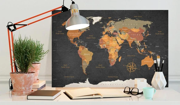 Artgeist Paveikslas - World Map: Secrets of the Earth