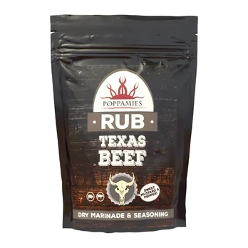 Prieskonių mišinys TEXAS BEEF RUB POPPAMIES, 200 g