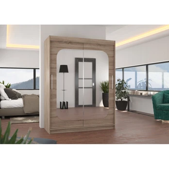 Sliding wardrobe with mirror CLEVER 150