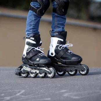Rollerblade Microblade riedučiai Black/white 37-40