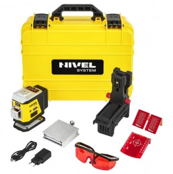 Multikryžminis lazeris Nivel System CL3R Bluetooth, raudonas lazeris