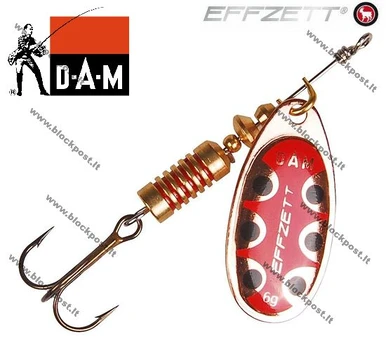 Sukriukė DAM effzett standart Copper Black Dot 10 g