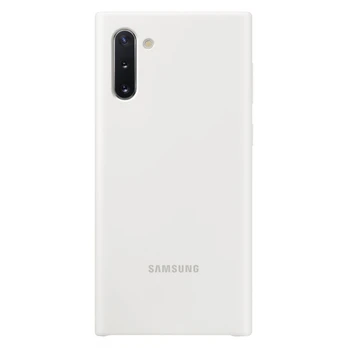 Samsung Galaxy Note 10 silikoninis dėklas, baltas