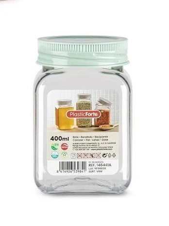Stiklainis su dangteliu, 400 ml