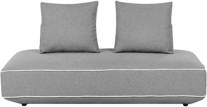 Sofa Beliani Šezlongas SEILLANS Pilkas