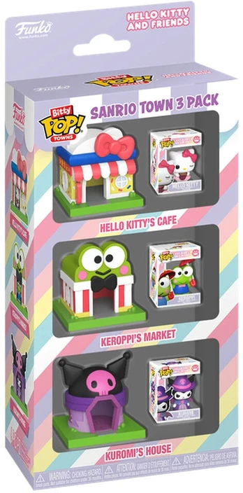 Funko Bitty Pop! pack 3 Towns Hello Kitty and Friends