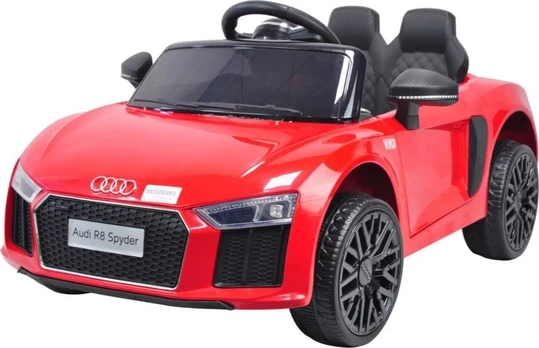 Elektromobilis Audi R8 Raudonas