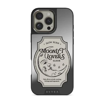 Moonlit Lovers - iPhone 16 Pro Case, Elite Mirror (MagSafe) / Gunmetal