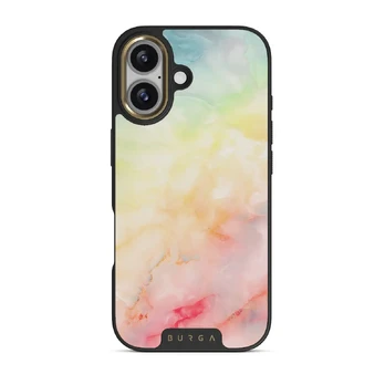New Flame - Rainbow iPhone 17 Case, Elite Dark (MagSafe) / Gold