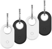 Fixed silikoninis dėklas FIXED Silky pro Samsung SmartTag2 4ks 2x juoda + 2x balta