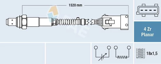 Lambda jutiklis FAE 77242