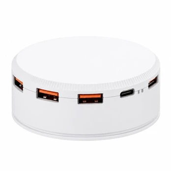USB 3.0 šakotuvas 8 prievadai, 2 USB-C, 6 USB-A