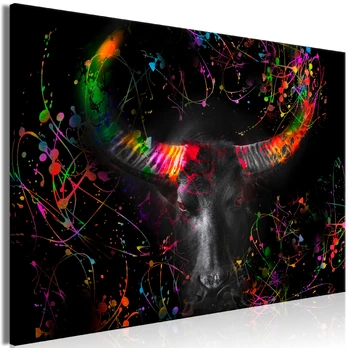 Artgeist Paveikslas - Enraged Bull (1 Part) Vertical - Second Variant
