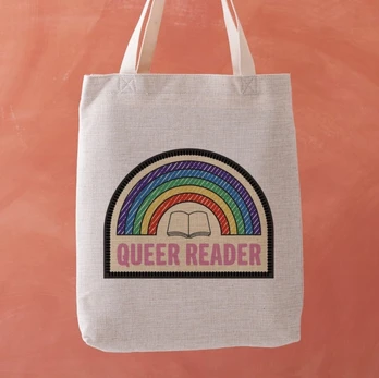 Queer Reader Tote Bag