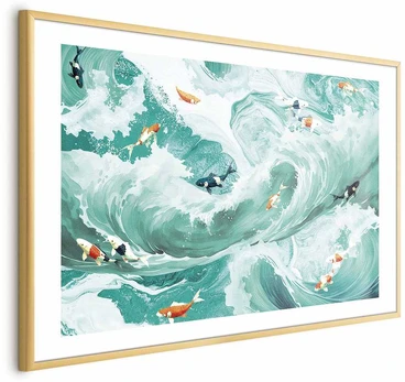 Artgeist Plakatas - Fish and Waves