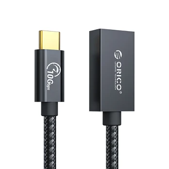 Orico CAF31 USB-C - USB-A 3.1 Gen 2 10Gbps 1m OTG adapter - juodas