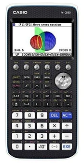 Casio FX-CG50 spalvotas ekranas