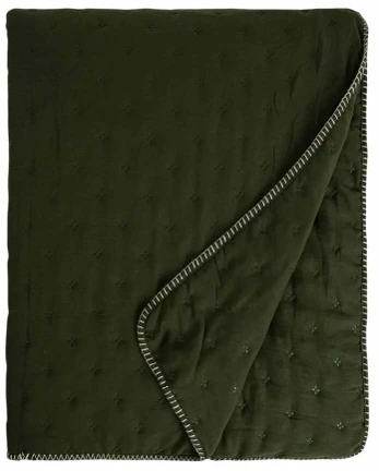 Lovatiesė Homla Basic Marcy, žalia sp., 200 cm x 220 cm