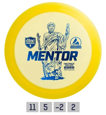 Diskgolfo diskas DISCMANIA Distance Driver MENTOR Active Premium