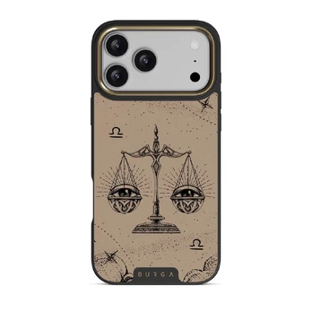 Libra - iPhone 17 Pro Max Case, Elite Dark (MagSafe) / Gold / Beige