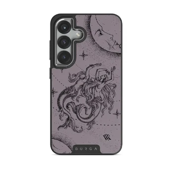 Virgo - Samsung Galaxy S25 Plus Case, Elite Dark (Magnetic) / Silver / Purple