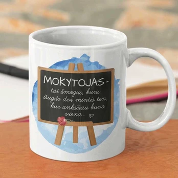 Puodelis "Mokytojas"
