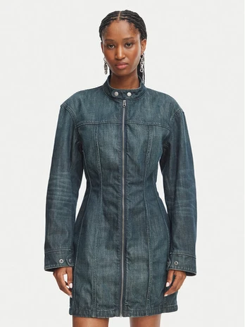 G-STAR Džinsinė suknelė Hourglass D29963-E358 Mėlyna Regular Fit