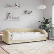 Lova Sofa, kreminės spalvos, 80x200cm, audinys kaina