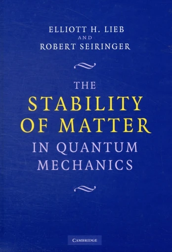 Stability of Matter in Quantum Mechanics
