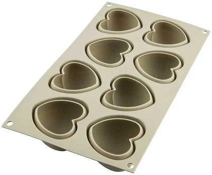 Ikasus Mould small Heart, 8x96 ml, Cuoricino