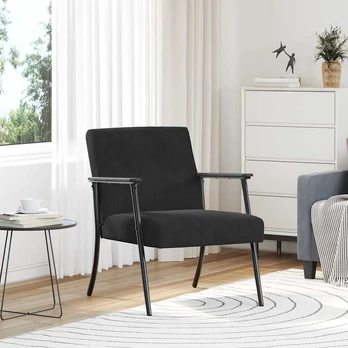 krėslas Juoda 59 x 75 x 78 cm Aksomas