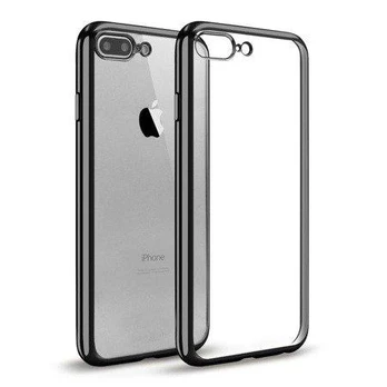 Mocco Electro Jelly Silikoninis dėklas for Apple iPhone 11 PRO Transparent - Juodas