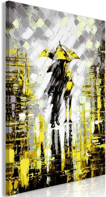 Artgeist Paveikslas - Lovers in Colour (1 Part) Vertical Geltona
