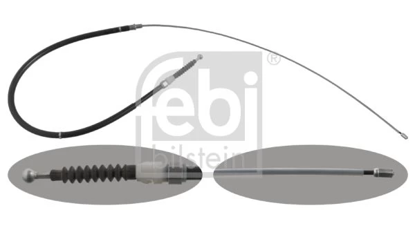 Trosas, stovėjimo stabdys FEBI BILSTEIN 48306