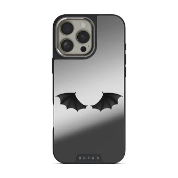 Wingspan - iPhone 16 Pro Max Case, Elite Mirror Dark (MagSafe) / Silver