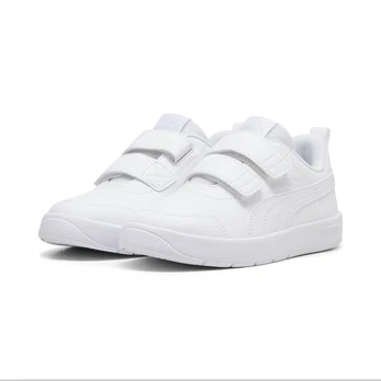 Puma vaikiški laisvalaikio batai Courtflex V3, balti
