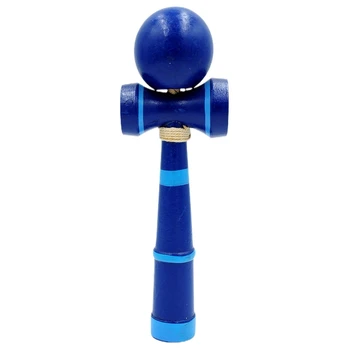 Medinis žaislas kendama, 28 cm : Spalva - Juoda