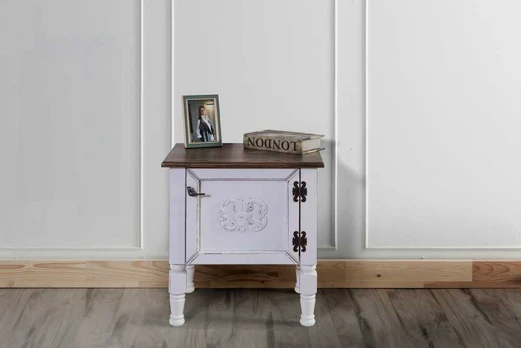 Naktinis staliukas Ada Nightstand - Baltas