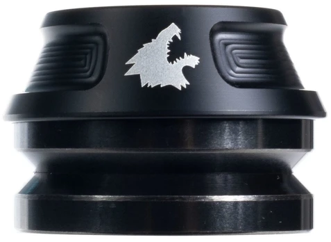 Dviračio vairo kolonėlė Stress Spinset Headset, aliuminis, juoda sp.