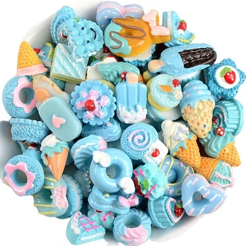 3D dervos papuošimai, Blue 30 Pcs