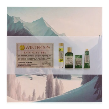 Accentra Winter Spa vonios rinkinys Ginger & Mint, 4 priemonės
