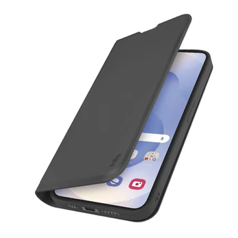 Dėklas SBS Wallet Case with Stand and Wallet for Samsung Galaxy S25 Edge - Juodas